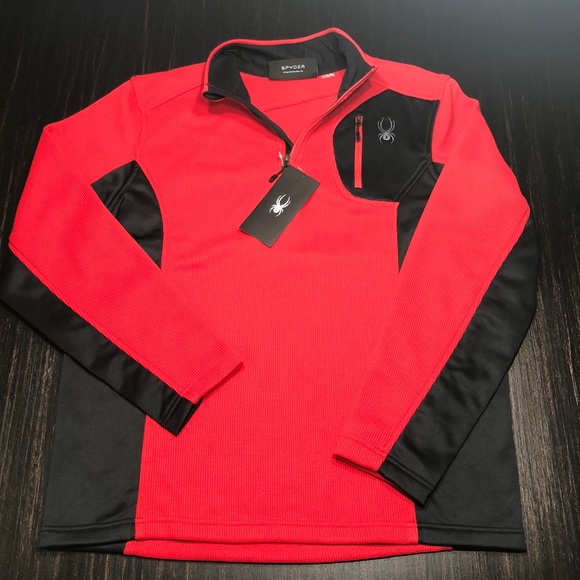 Spyder Bandit Half Zip Men’s Jacket - Picture 2 of 3